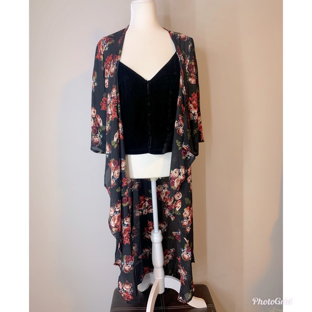 Floral Kimono Duster